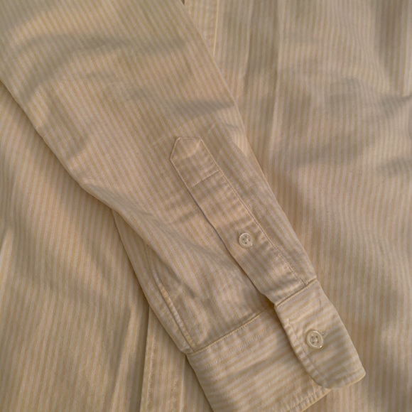 Ralph Lauren Yellow Stripe Oxford Button-up Shirt - Picture 4 of 4